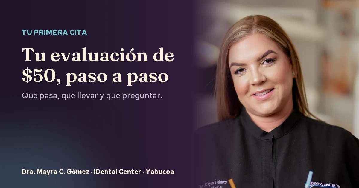 La Dra. Mayra C. Gómez en iDental Center, Yabucoa